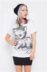 Iron Fist Ladies Pussy Cat Pussy Cat Boyfriend Tee 002 Ifw003655 Jpg