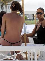 Sanaa Lathan Showing Her Tits And Ass In Thong On Beach Paparazzi