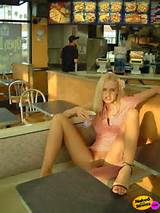 Sexyharlot Gallery Fast Food Restaurant Pussy Flash 11 465 X 620