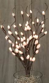 Pussy Willow Lighted Branch Electric 19 3 4 Tall Primitive