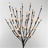 Lighted Pussy Willow Branch Bendable 20 Inch 60 LEDs Electric