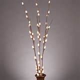 36853 39 Pussy Willow Electric Lighted Branch 48 Clear Lights