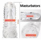 Wholesale Male Masturbation Pocket Pussy Transparent Flashlight