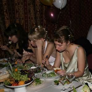 Good Downblouse Of An Unsuspecting Bridesmaid