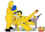 Marge Simpson From The Simpsons Fucks Hard Bart Simpson