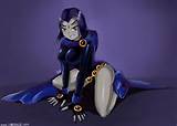 Raven From Teen Titans Looking Sexy In A Pose Just Asking For