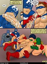 Batman Captain America Gay Sex 11 Swingin Heroes Pictures