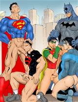59383 Batman DC Icemanblue Kon El Nightwing Robin Superboy Superman