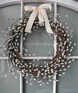 Pussy Willow Wreath Rustic Spring Wreath By PaintedPetalShoppe 50