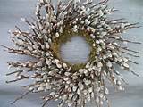 Natural Pussy Willow Wreath WREATHS Pinterest