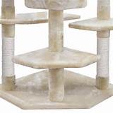 Cat Scratching Poles Tree House Beige Oz Lifestyle