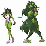 Female Nipples Paws Pussy She Hulk Torn Clothing Transformation Wolf
