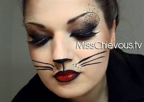 Julia Graf Sexy Cat Halloween Makeup