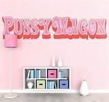 Pussy Wagon Logo TV Sticker TenStickers