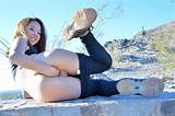 Sexy Asian Girl Fisting Her Pussy Outdoors In The Desert