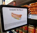 Sign Explaining The Significance Of The Icelandic Hot Dog