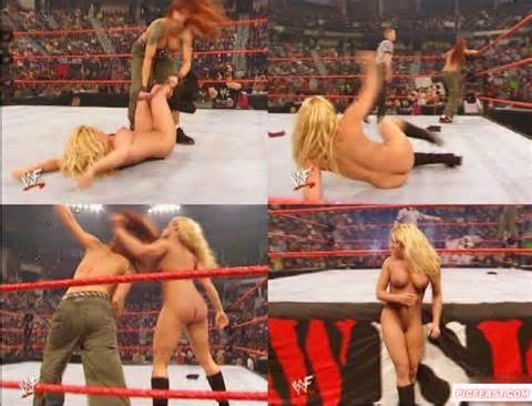 And Trish Status Naked Lita And Trish Naked On Arene During WWE Fight