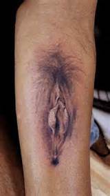 Vagina Forearm Tattoo