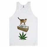 Pussy Money Weed Tank Top Funny Party Shirts SKREENED