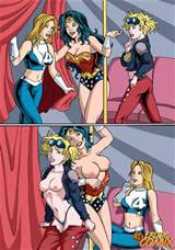 Superhero Women Lesbian Hentai Comic