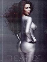 Kim Kardashian Nude In W Magazine NSFW Celebs