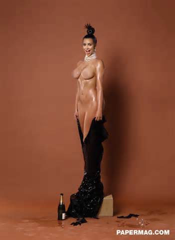 Kim Kardashian Nude For Paper The Hollywood Gossip