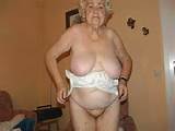 Oldest Granny Strips Off To Show Tits And Pussy