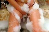 Young Teen Girl In Soapy Bubble Bath Playing With Her Virgin Pussy