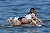 Olivia Wilde S Pussy Slip While She S Paddling On A Surfboard