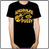 Nashville Pussy Hate And Whiskey USA Import T Shirt Officially