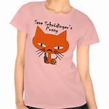 Schrodingers Pussy Black Text Shirt Zazzle