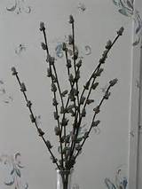 French Beaded Flowers Pussy Willow Branches By LaurasBeadCreations