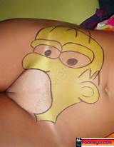 Homer Simpson Tattoo Pussy