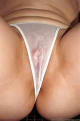 Pussy Labia Cunt Thong G String Sheer See Through Slut Whore Cunt
