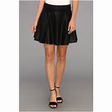 Blank Nyc Women S Vegan Leather Skater Skirt In Pussy Cat Blank Nyc