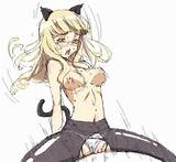 Pussy Sex Spread Legs Strike Witches Tail Topless Torn Clothes Torn