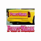 Pussy Wagon Aufkleber Wie Im Film KILL BILL