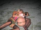 Two Drunk Blondes Panty Tease Flash Female Flash