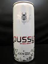 Pussy Natural Energy Pussy Drink Energydrink Drinkcan Softdrink