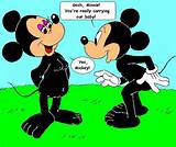 Mickey Mouse And Mini Fucking At Beach