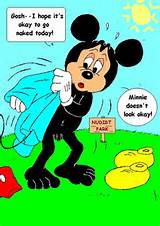 Famous Mickey Mouse And Mini Fucking At Beach Porn