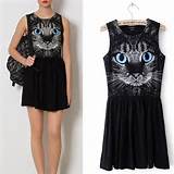 Blue Eyes Cat Dress For Women On Luulla