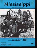 PUSSYCAT SHEET MUSIC Mississippi 1976 Dutch Netherlands UK 1