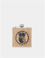 Image 1 Of Paperchase Owl Pussy Cat Hip Flask