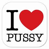 Mb I Love Pussy Red Love Heart Coaster Jpg