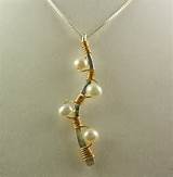 Pussy Willow Branch Necklace Freshwater Pearls Sterling Silver And