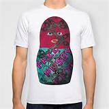 FREE PUSSY RIOT Matryoshka Nesting Doll T Shirt By Rozenblyum