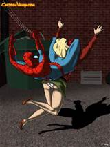 This Blond Was Very Bad And Spidey Is Very Happy He Likes To