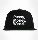 Badass Snapback Pussy Money Weed Hustla Pl